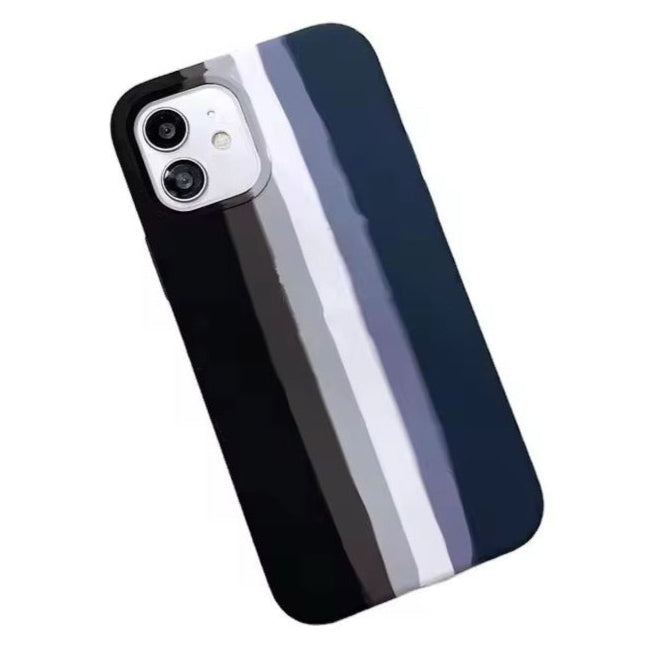 Premium Soft Silicon Coloured Logo Protective Case For iPhone 12 Pro Max