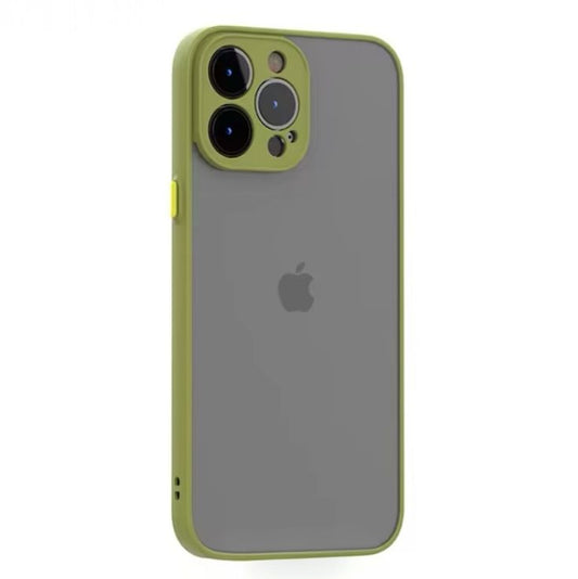 Premium Side Colour Smoke Matte Protective Case With Camera Protection For iPhone 12 Pro