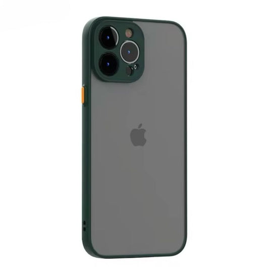 Premium Side Colour Smoke Matte Protective Case With Camera Protection For iPhone 12 Pro