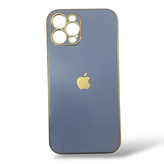 Premium Soft Silicon Chrome Logo Protective Case With Camera Protection For iPhone 12 Pro
