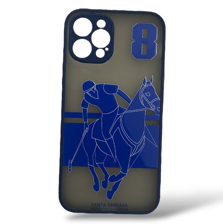 Premium Smoke Printed Protective Case With Camera Protection For iPhone 12 Pro