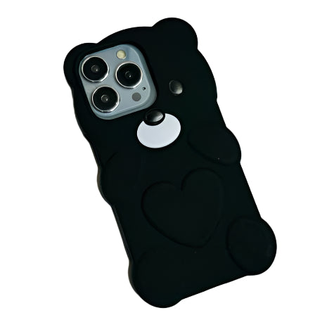 Premium Soft Silicon Teddy Bear Protective Case For iPhone 13/14