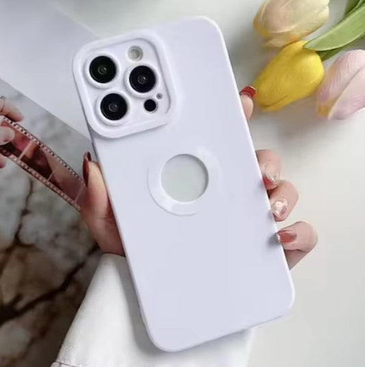 Premium Soft Silicon Logo Cut Case With Camera Protection iPhone 13/14