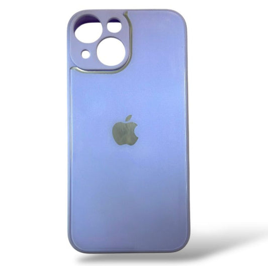 Premium Glass Logo Protective Case With Camera Protection For iPhone 13 Mini