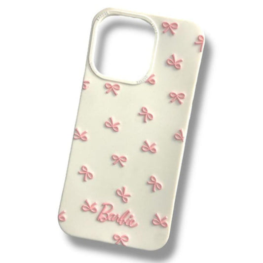 Premium Soft Silicon Barbie Embossed Protective Case For iPhone 15 Pro Max