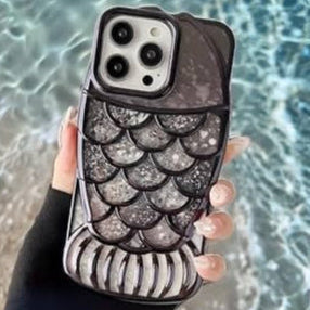 Premium Transparent Fish Cut Protective Case For iPhone 15 Pro Max