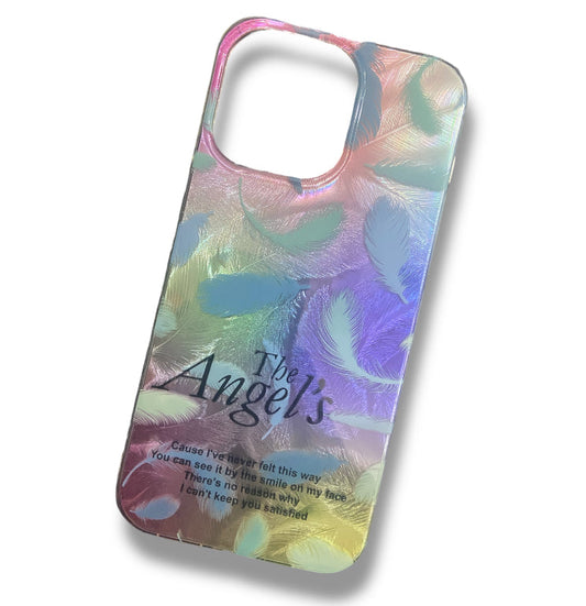 Premium Dual Shade Wing Printed Protective Case For iPhone 15 Pro Max