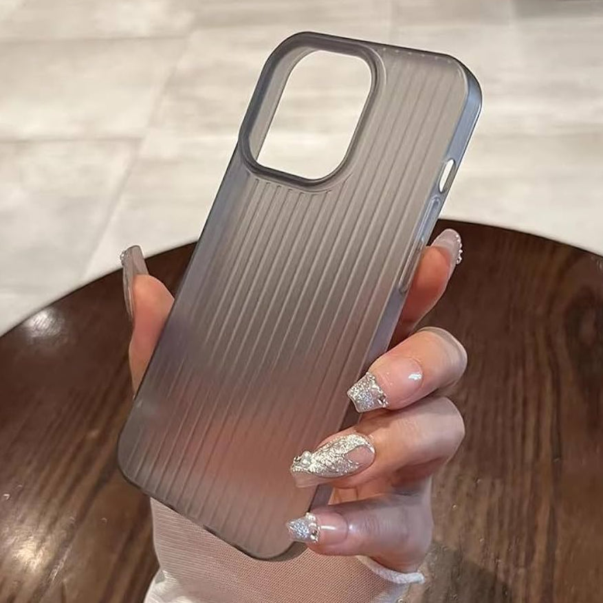 Premium Soft Silicon Smoke Matte Protective Case For iPhone 15 Pro Max