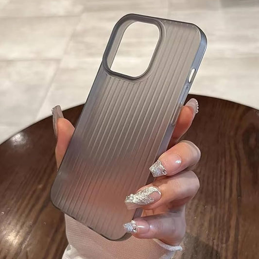 Premium Soft Silicon Smoke Matte Protective Case For iPhone 15 Pro Max
