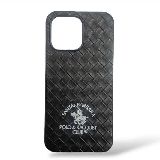 Premium Leather Cross Cut Protective Case For iPhone 14 Pro Max
