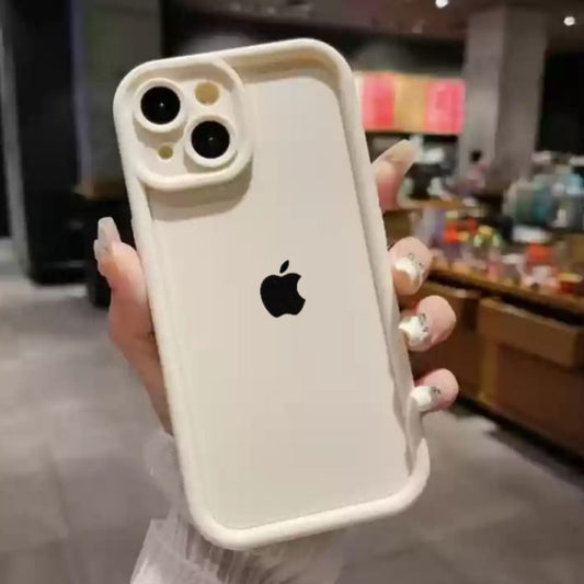 Premium Soft Silicon Logo Protective Case With Camera Protection For iPhone 15