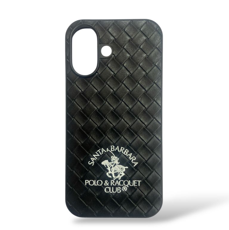 Premium Leather Cross Cut Protective Case For iPhone 16