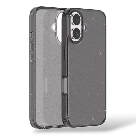 Premium Soft Silicon Sparkle Protective Case For iPhone 16