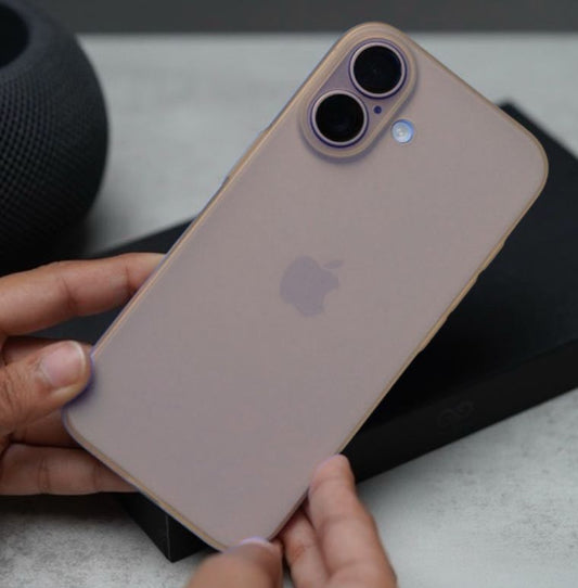 Premium Matte Protective Case With Camera Protection For iPhone 16