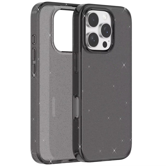 Premium Soft Silicon Sparkle Protective Case For iPhone 16 Pro