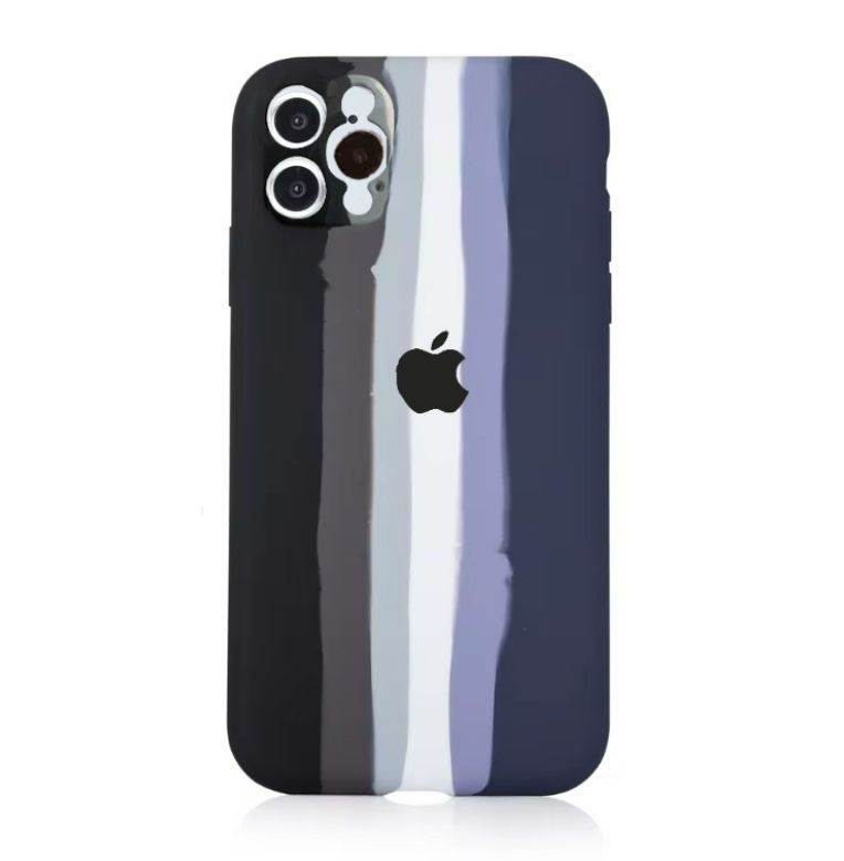 Premium Soft Silicon Coloured Protective Case With Camera Protection For iPhone 12 Pro Max