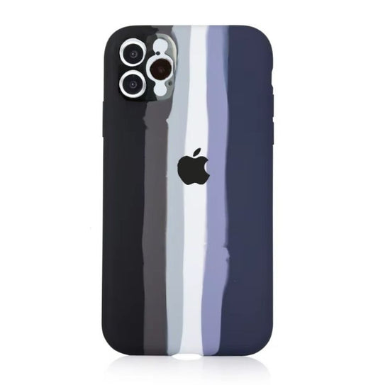 Premium Soft Silicon Coloured Protective Case With Camera Protection For iPhone 12 Pro Max