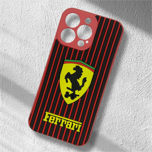Premium Silicon Embossed Protective Case With Camera Protection For iPhone 12 Pro