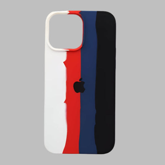 Premium Soft Silicon Coloured Logo Protective Case For iPhone 12 Pro Max