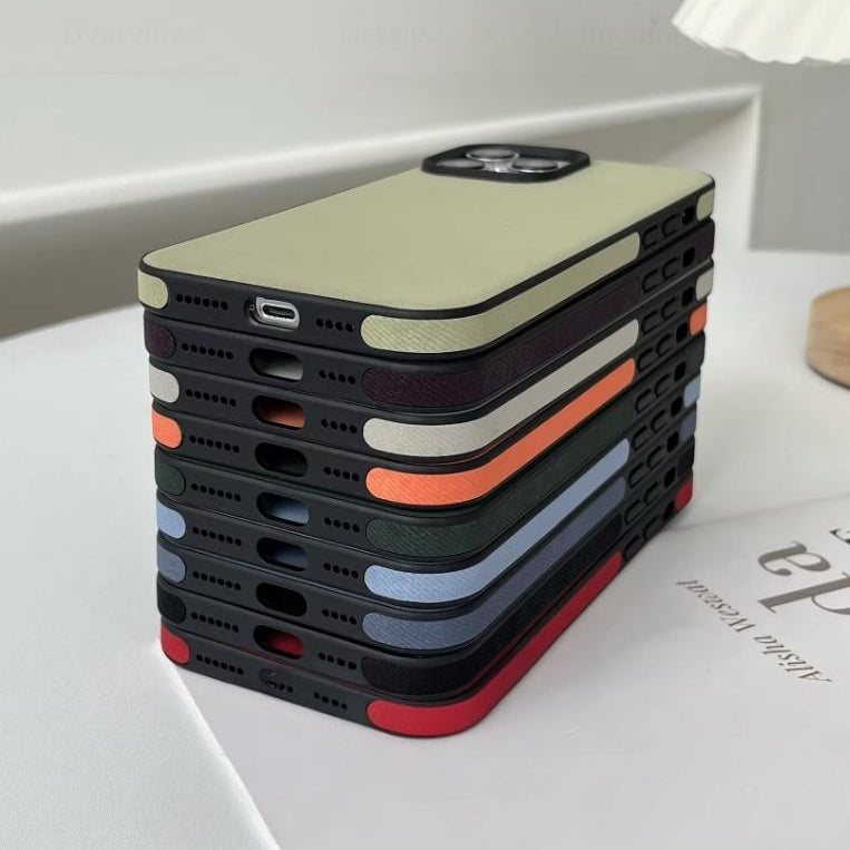 Premium Denim Fabric Logo Protective Case For iPhone X