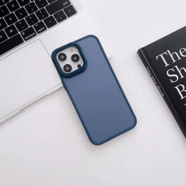 Premium Smoke Matte Protective Case For iPhone 15 Pro Max