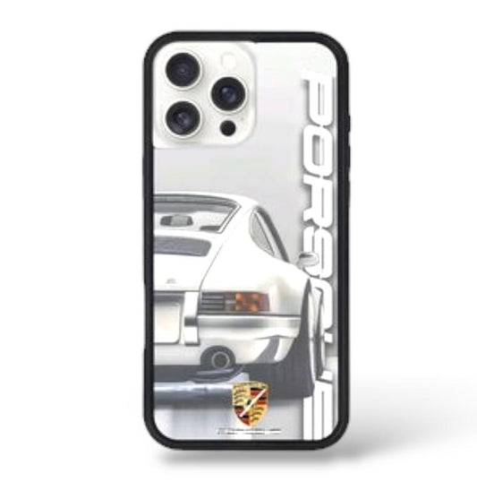 Premium Matte Glass Printed Protective Case For iPhone 16