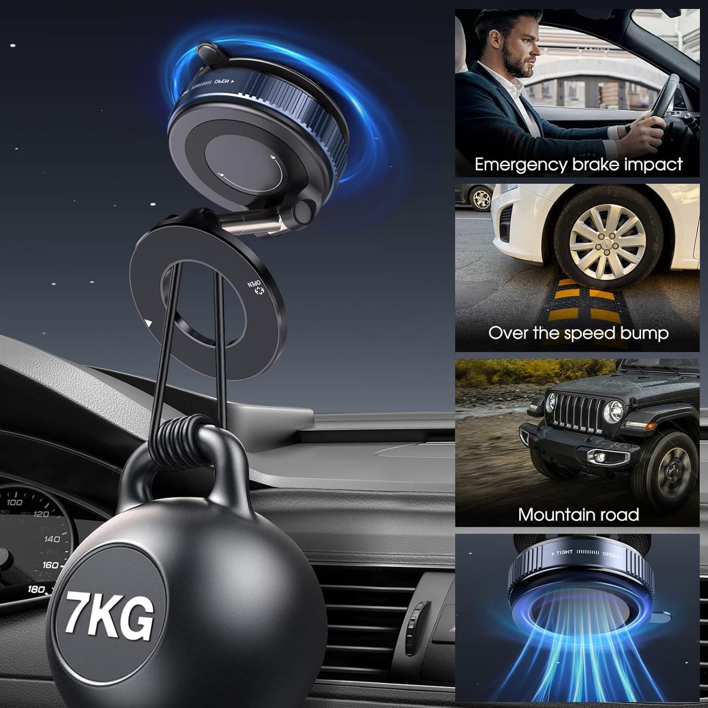MagSpin™ 360° Magnetic phone Holder