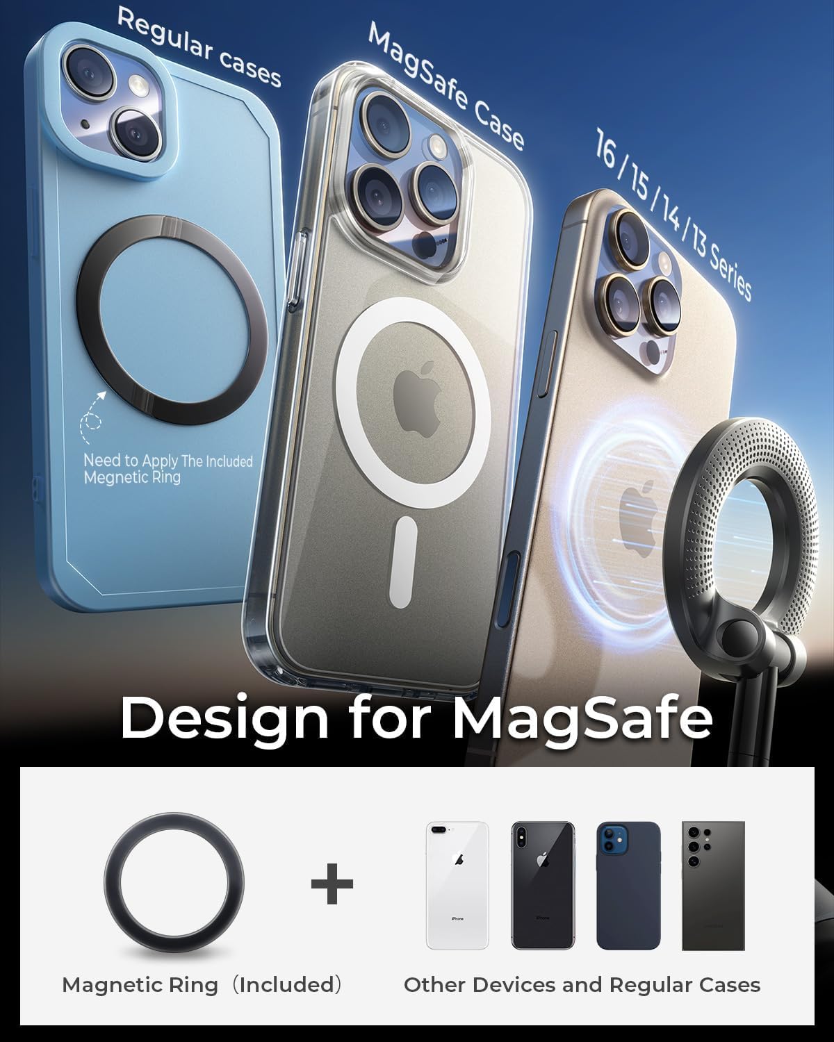 MagSpin™ 360° Magnetic phone Holder
