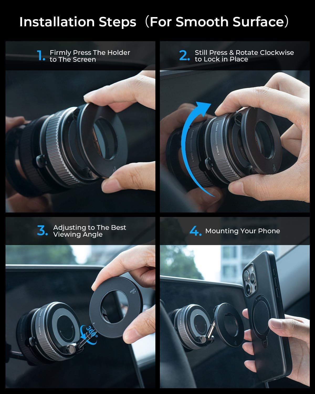 MagSpin™ 360° Magnetic phone Holder