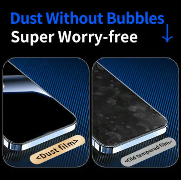 MOBIFY® Self Apply Dust and Bubble Free Tempered Glass for iPhone |🎉 Big Sale 2025 Promotion 🎉
