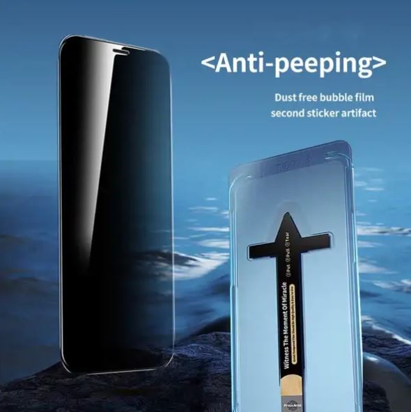 MOBIFY® Self Apply Dust and Bubble Free Tempered Glass for iPhone |🎉 Big Sale 2025 Promotion 🎉