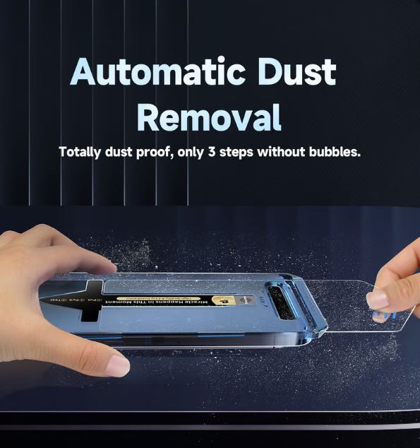 MOBIFY® Self Apply Dust and Bubble Free Tempered Glass for iPhone |🎉 Big Sale 2025 Promotion 🎉