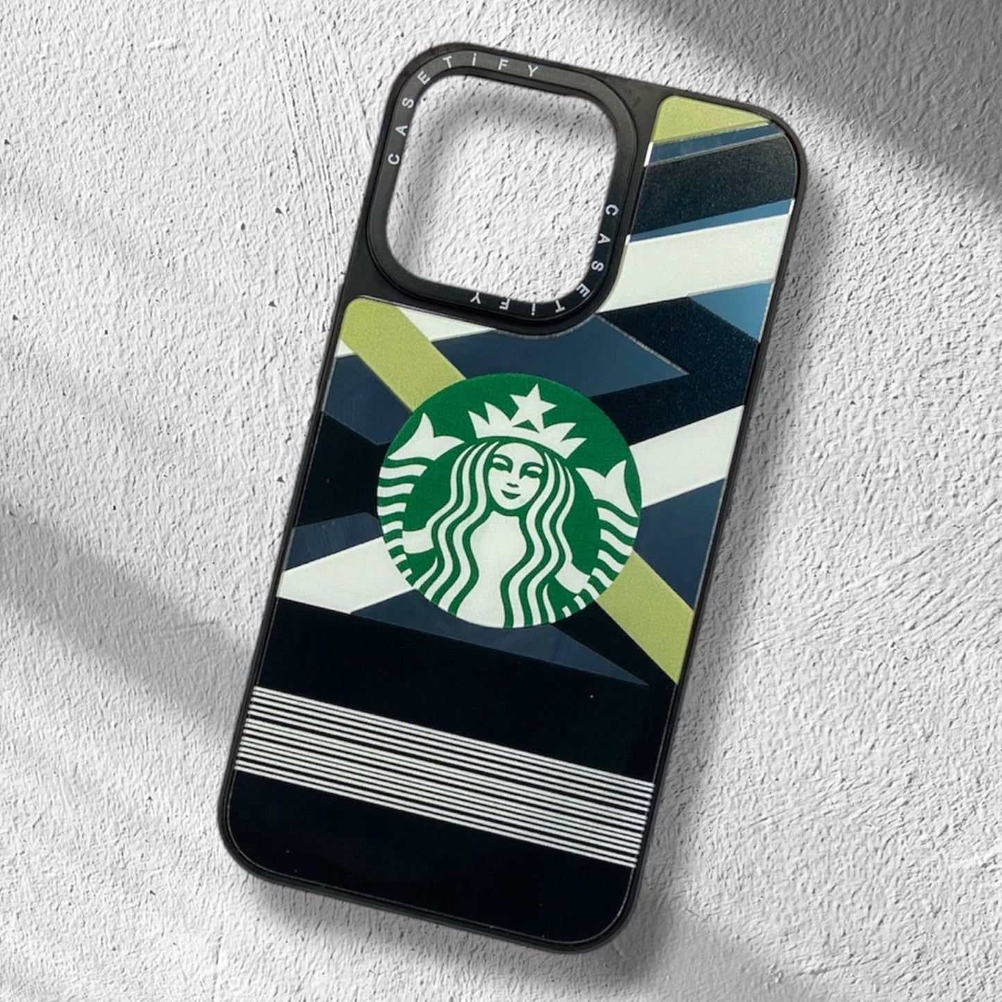 Premium Mirror Starbucks Protective Case For iPhone 14 Plus