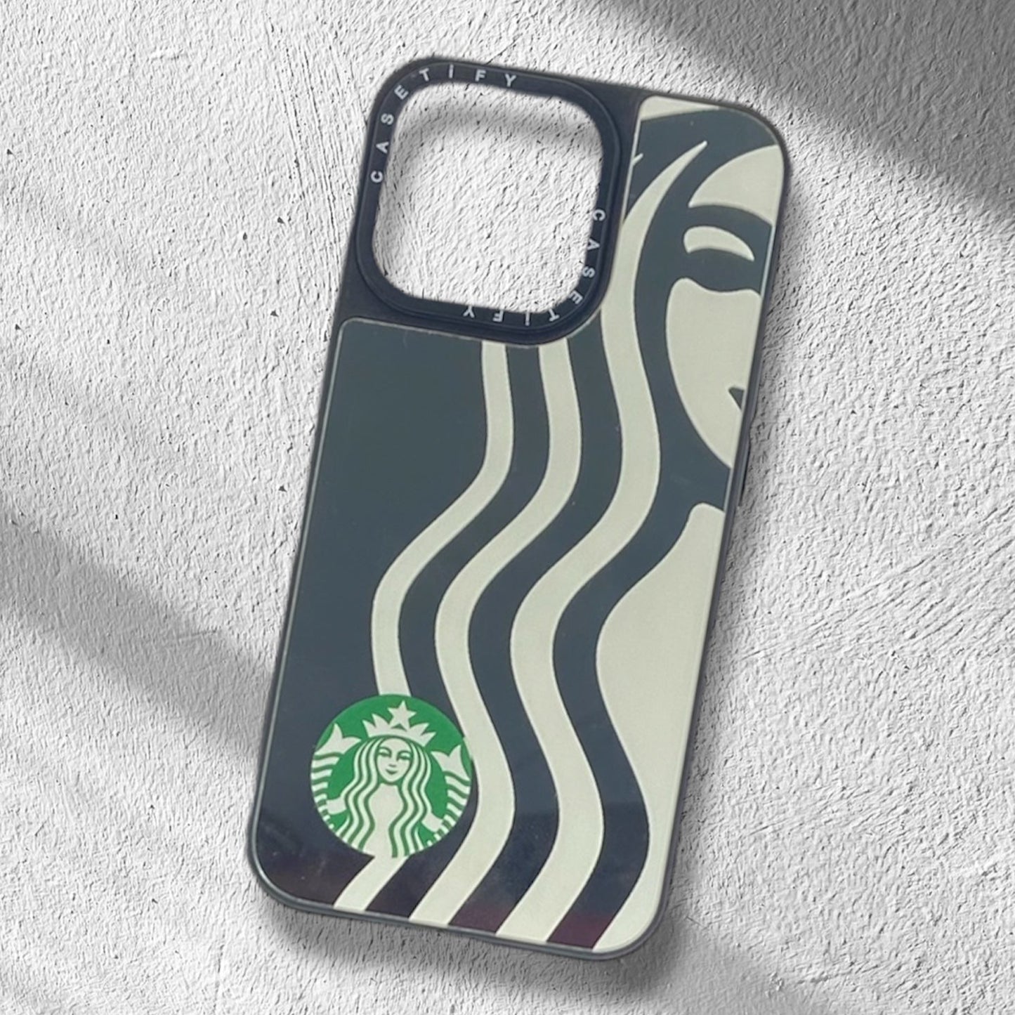 Premium Mirror Starbucks Protective Case For iPhone 14 Plus